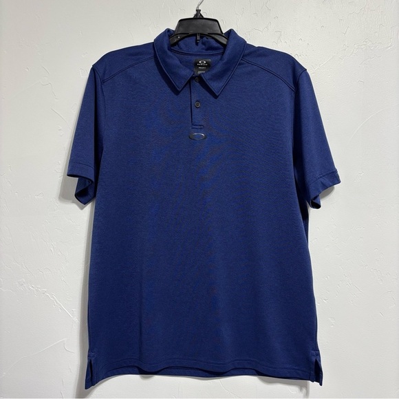 Oakley Other - Oakley Regular Fit Short Sleeve Polo Men's Large Blue Athletic Casual FLAW Shirt